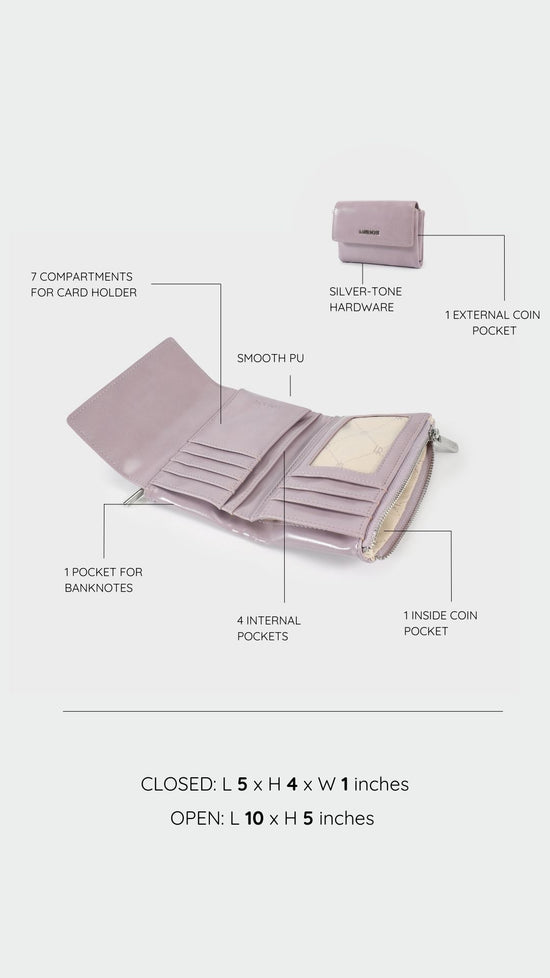 Portafoglio FANNY WALLET - LAVANDER