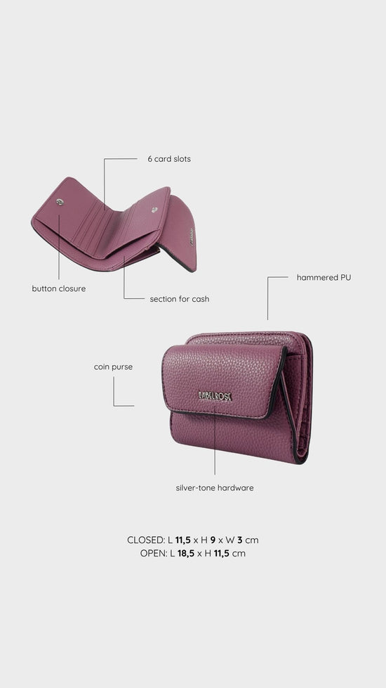 Portafoglio MISTY WALLET - MAUVE