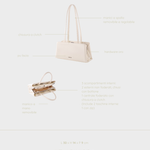 Borsa a mano PEARL- SNOW PEARL