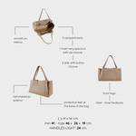 Borsa a spalla IVORY - BAYLES TAUPE