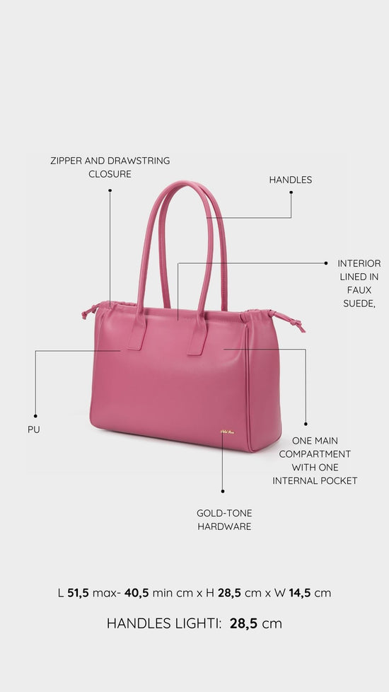 Borsa a spalla SKYLER - TAFFY PINK