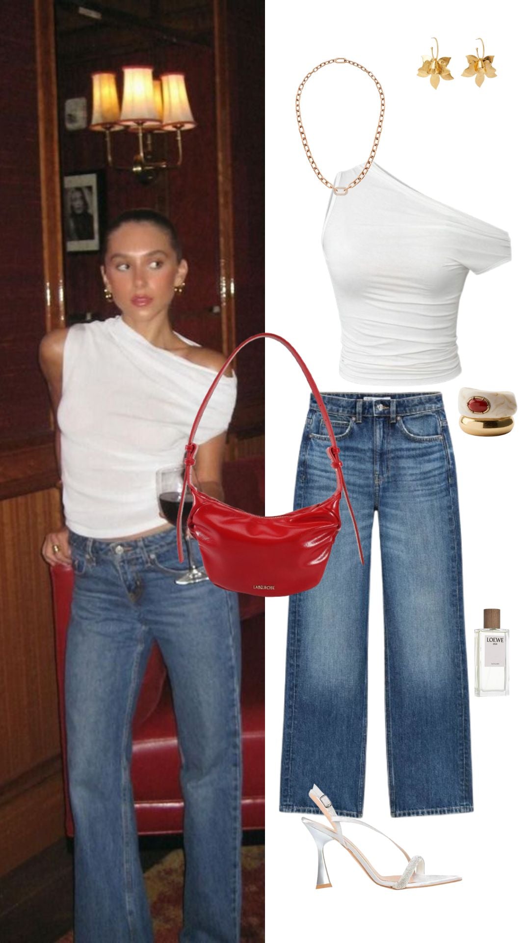Borsa a spalla PENNY - RED