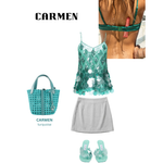 CARMEN Handbag - TURQUOISE
