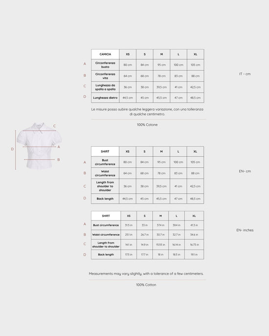 Camicia AIDA - BIANCO