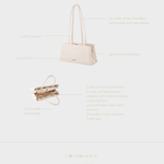 Borsa a mano PEARL- SNOW PEARL