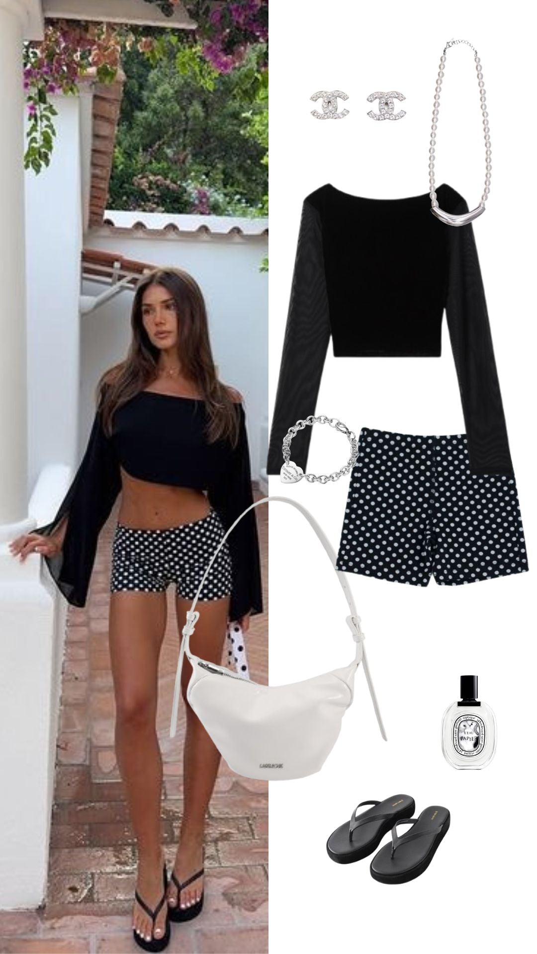 Borsa a spalla PENNY - WHITE
