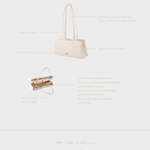 Borsa a mano PEARL- SNOW PEARL