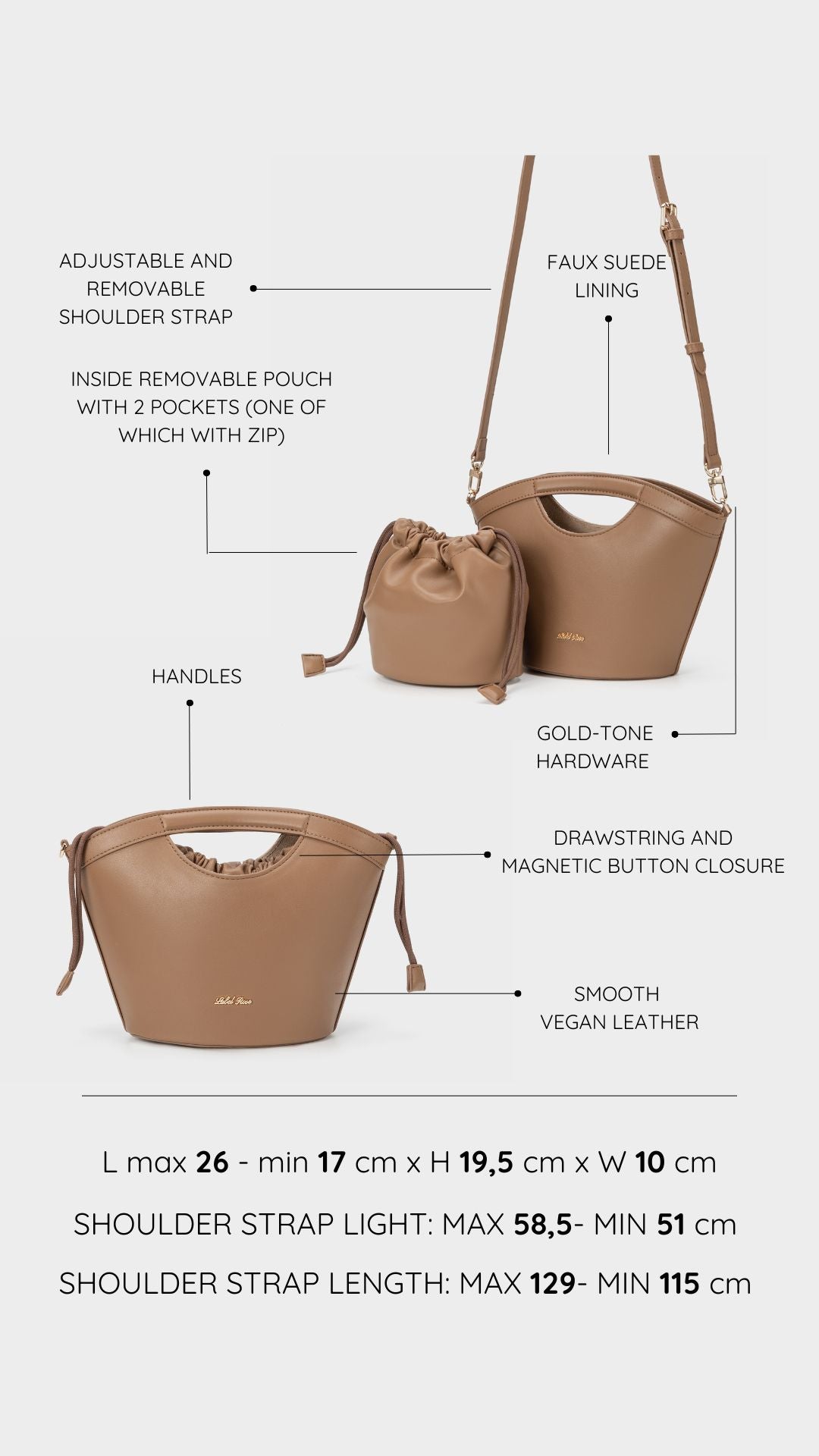 Bolso JOY - MARRON