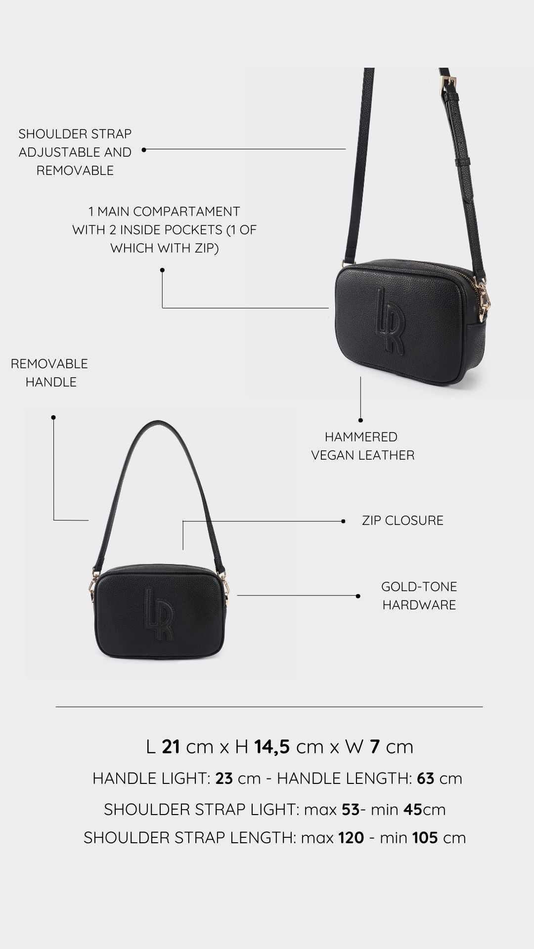 Borsa Camera Bag TERRY - BLACK