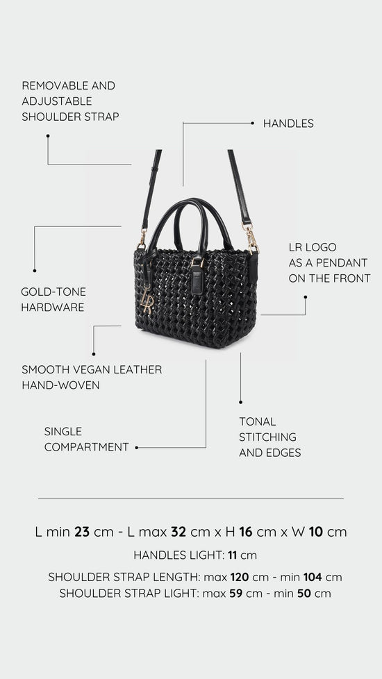YVETTE Shoulder Bag - BLACK