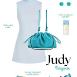 Borsa a tracolla JUDY - TURQUOISE