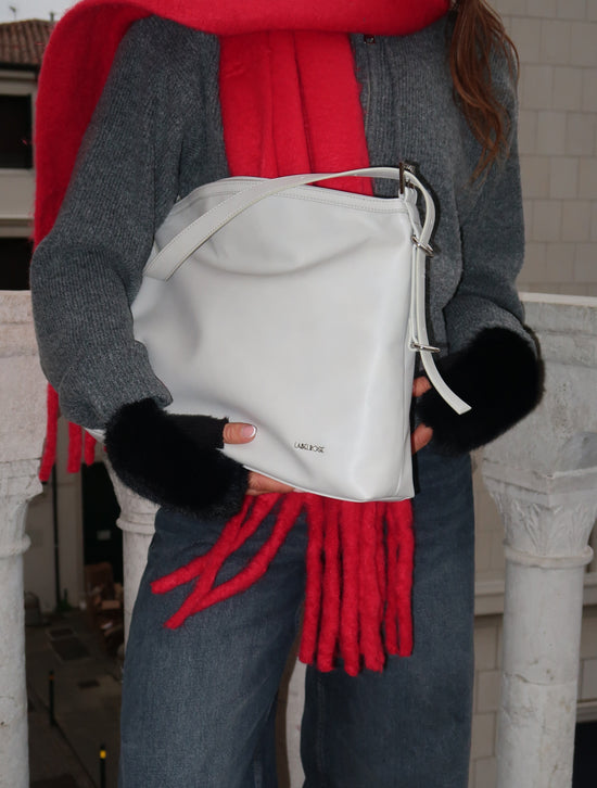 Bolso de hombro MINNIE - BLANCO