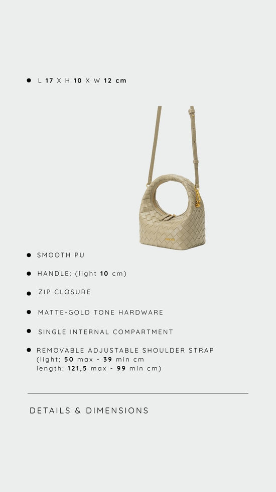 Borsa a mano WEAVE ICON - MATCHA