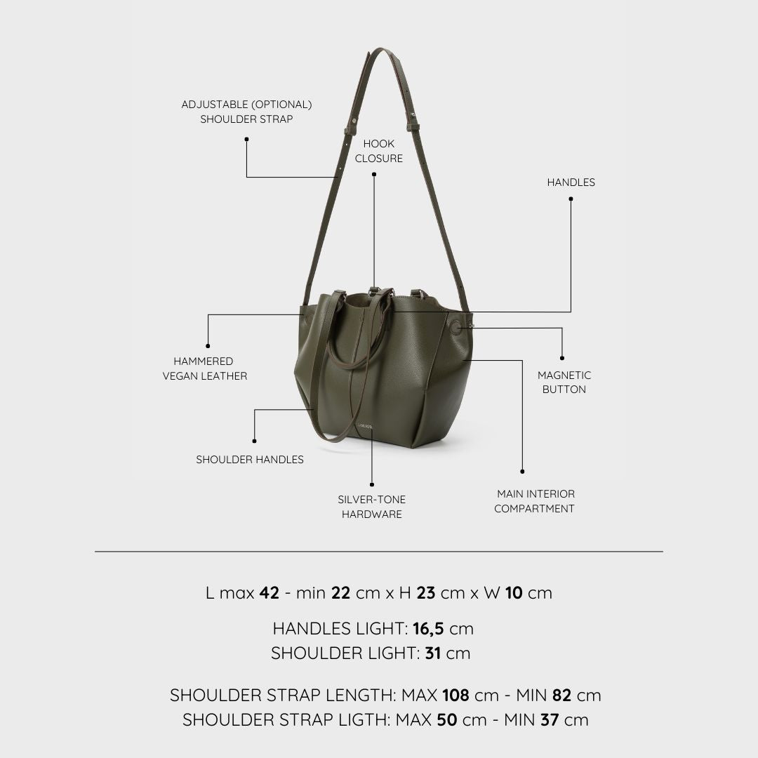 Borsa a spalla SCARLETT SMALL - VERDE