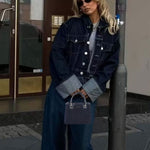 Bolso de mano MARGOT SMALL DENIM LE - INDIGO