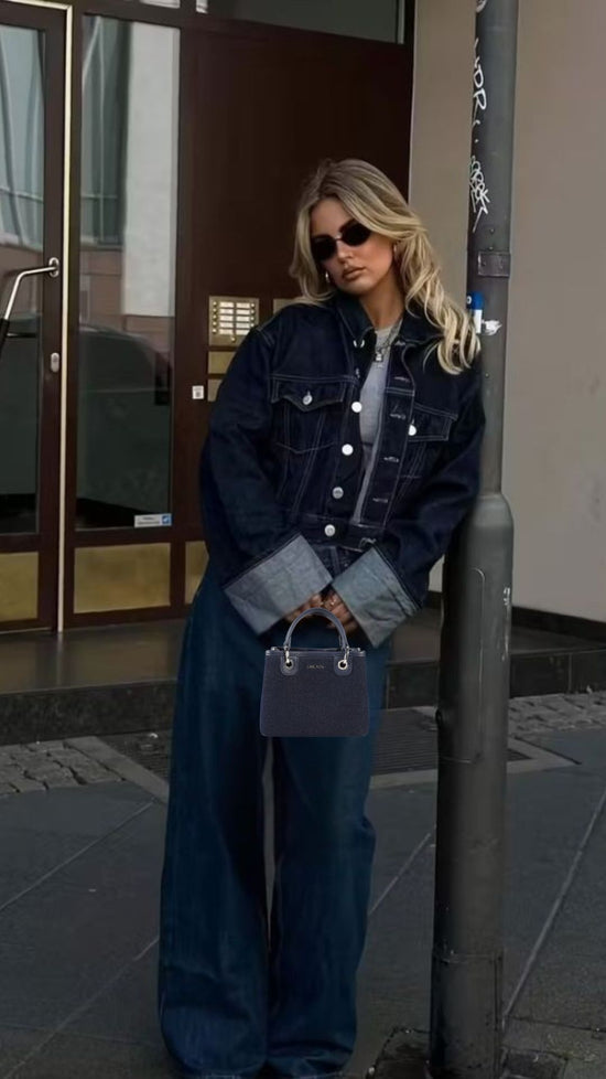 Bolso de mano MARGOT SMALL DENIM LE - INDIGO