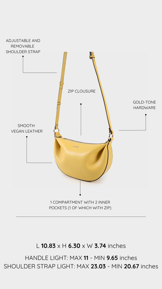 Borsa a spalla ARYA - YELLOW
