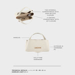 Borsa a mano IVORY SMALL - CREAMY WHITE