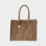 AZURE straw bag - WHITE