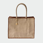 AZURE straw bag - TERRACOTTA