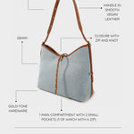 Borsa a spalla BROOKE 2.0 - TAUPE
