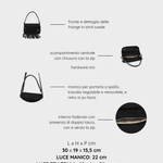 MEREDITH Shoulder Bag - BLACK GOLD