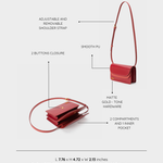 ARIANA Shoulder Bag - RED