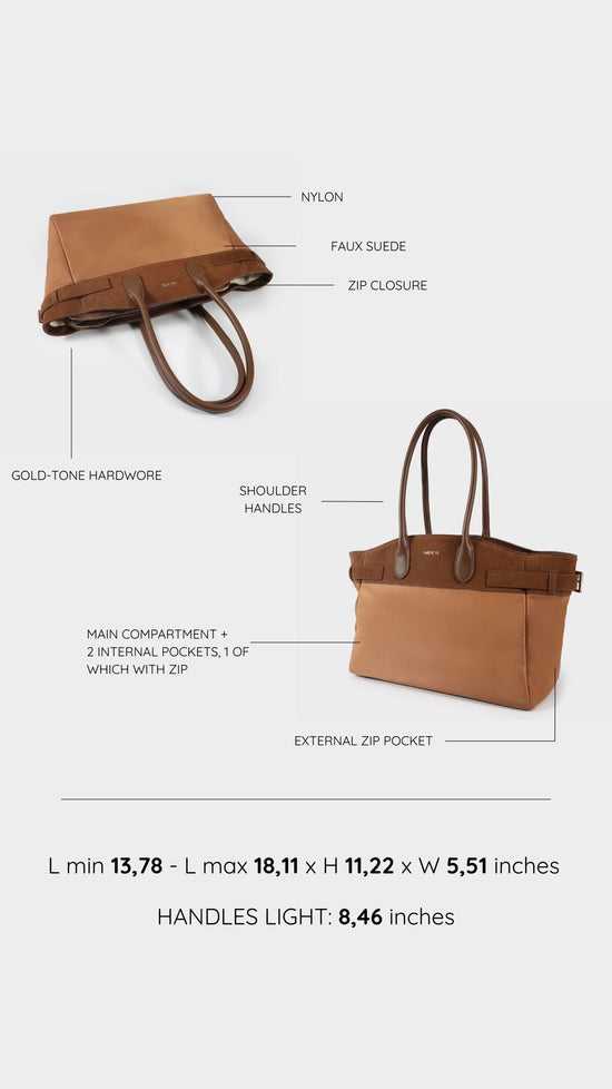 Maeve Shoulder Bag - ALMOND