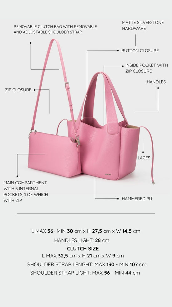 Borsa a spalla NEW MELISSA - PINK