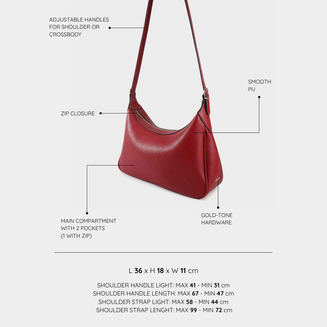 Borsa a spalla GABRY - RED