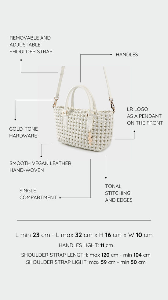Borsa a tracolla YVETTE - WHITE