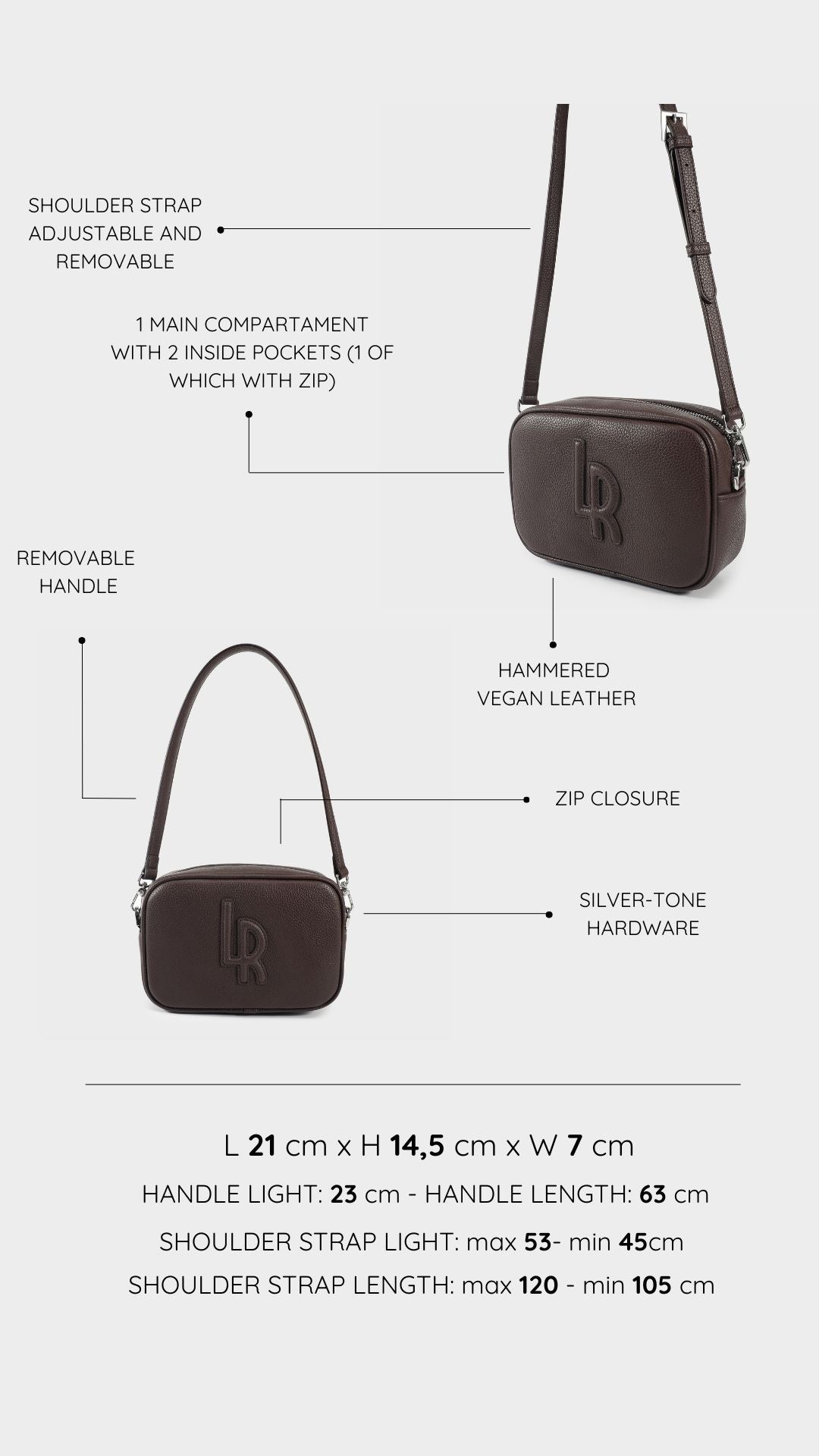 Borsa Camera Bag TERRY - MOCHA