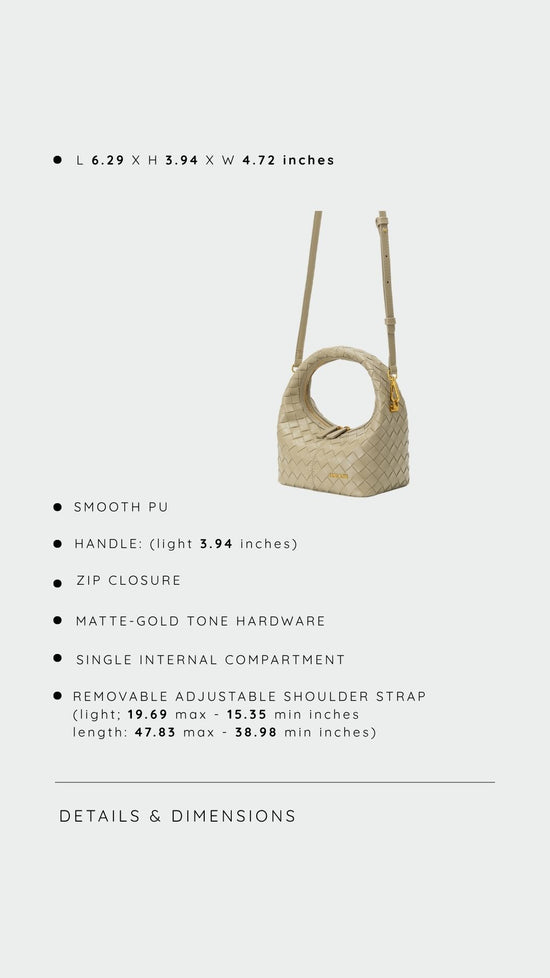 Borsa a mano WEAVE ICON - MATCHA