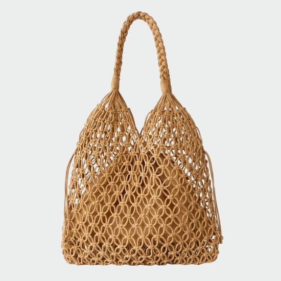 BREEZE Straw Bag - SAND