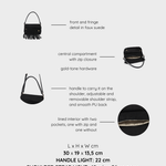 MEREDITH Shoulder Bag - BLACK GOLD