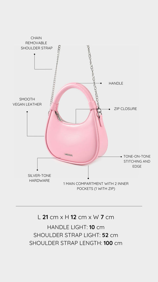 Mini bag a mano LADY - PINK BUBBLE
