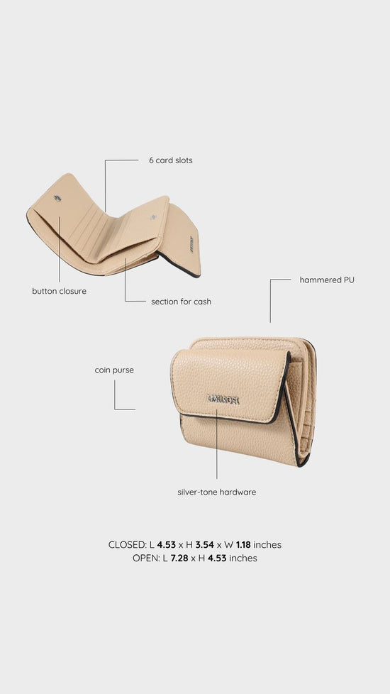 Portafoglio MISTY WALLET - BEIGE