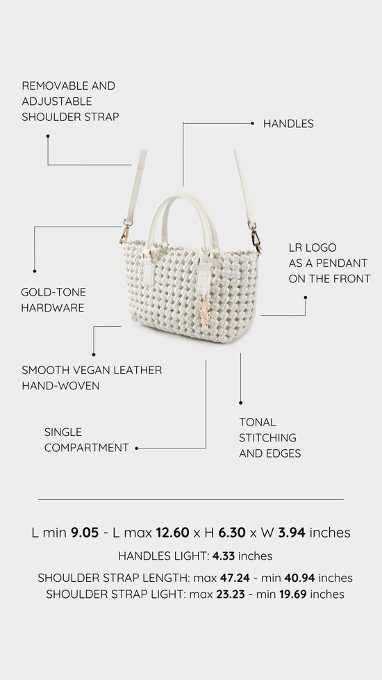 Borsa a tracolla YVETTE - WHITE