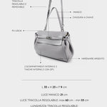 QUINN shoulder bag - GREY
