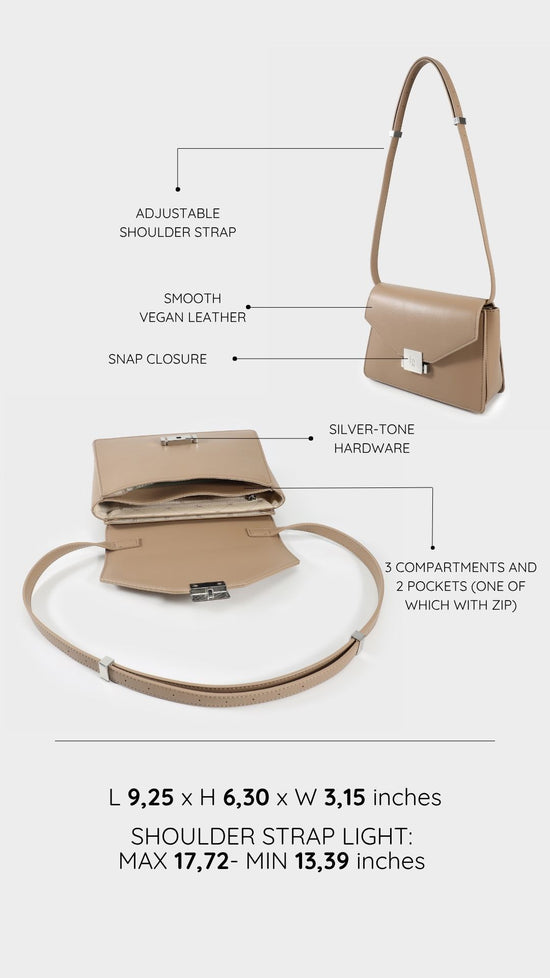 Borsa a tracolla AURA - BEIGE