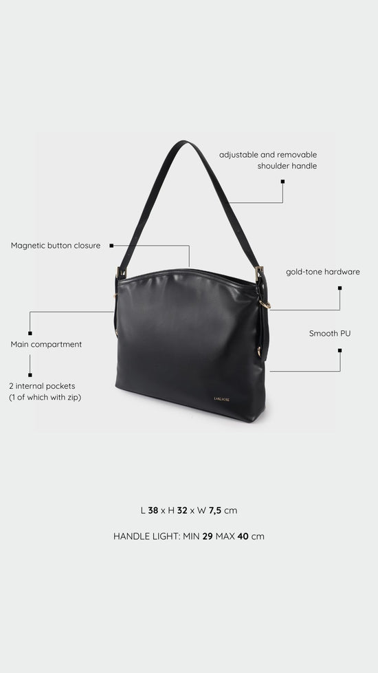 Borsa a spalla MINNIE - BLACK GOLD