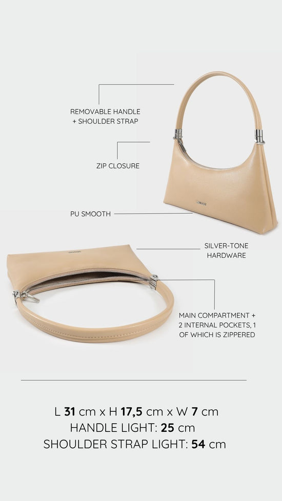Borsa a spalla MAIA - BEIGE