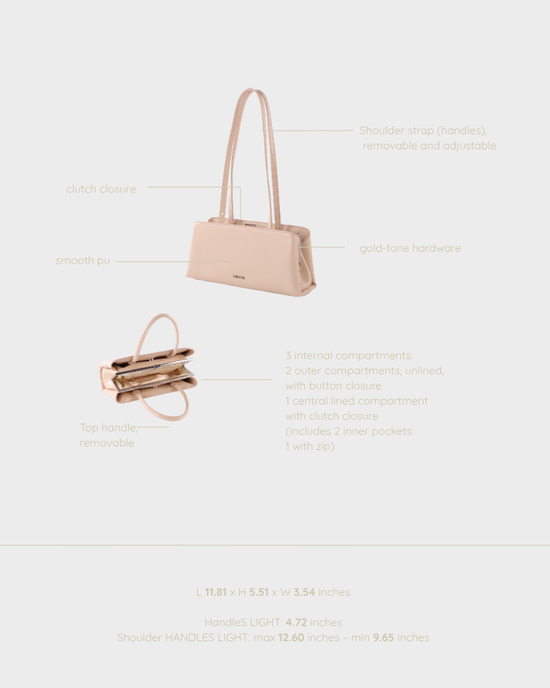 Borsa a mano PEARL- PETAL PEARL