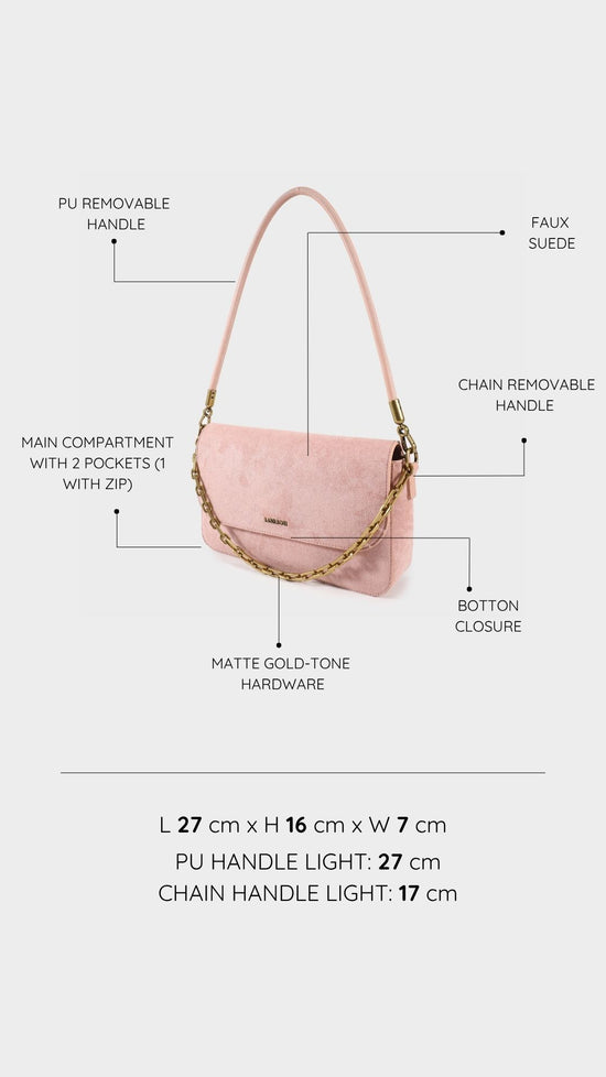 Borsa a spalla MELANY- ROSA