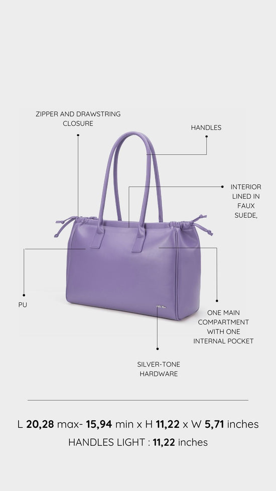 Borsa a spalla SKYLER- LILAC
