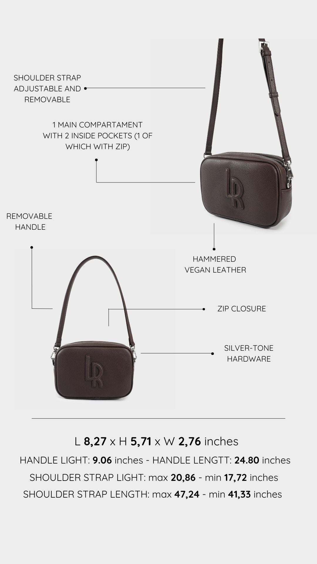 Borsa Camera Bag TERRY - MOCHA