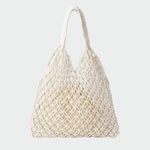 BREEZE Straw Bag - WHITE