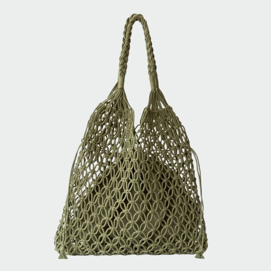 BREEZE Straw Bag - GREEN