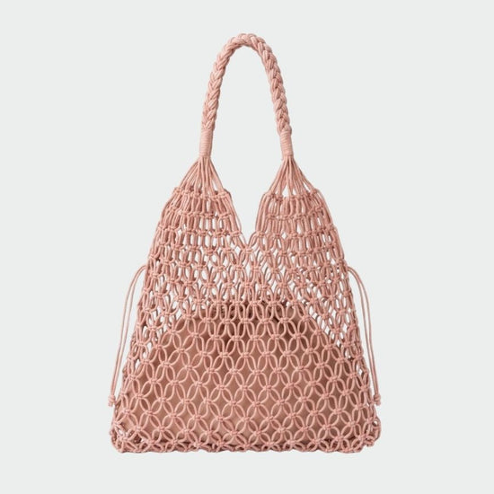 BREEZE Straw Bag - PINK