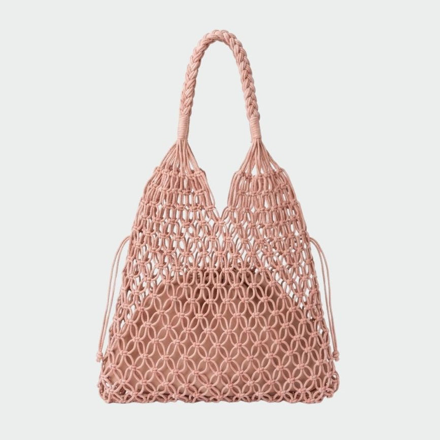 BREEZE Straw Bag - PINK